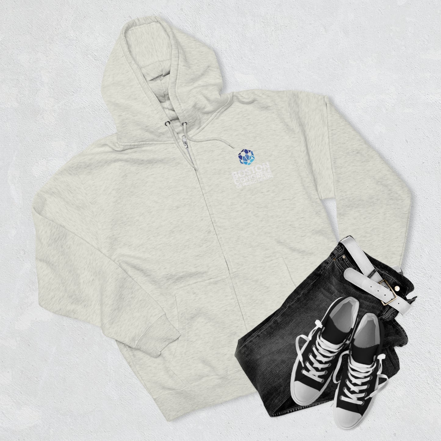 Health Is a Human Right - Unisex Premium Full Zip Hoodie