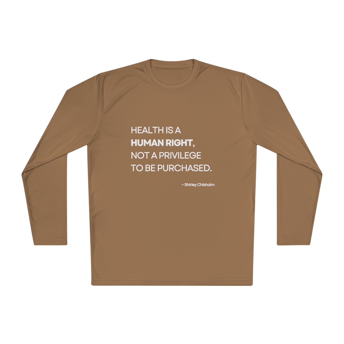 Health Is a Human Right - Unisex Lightweight Long Sleeve Tee