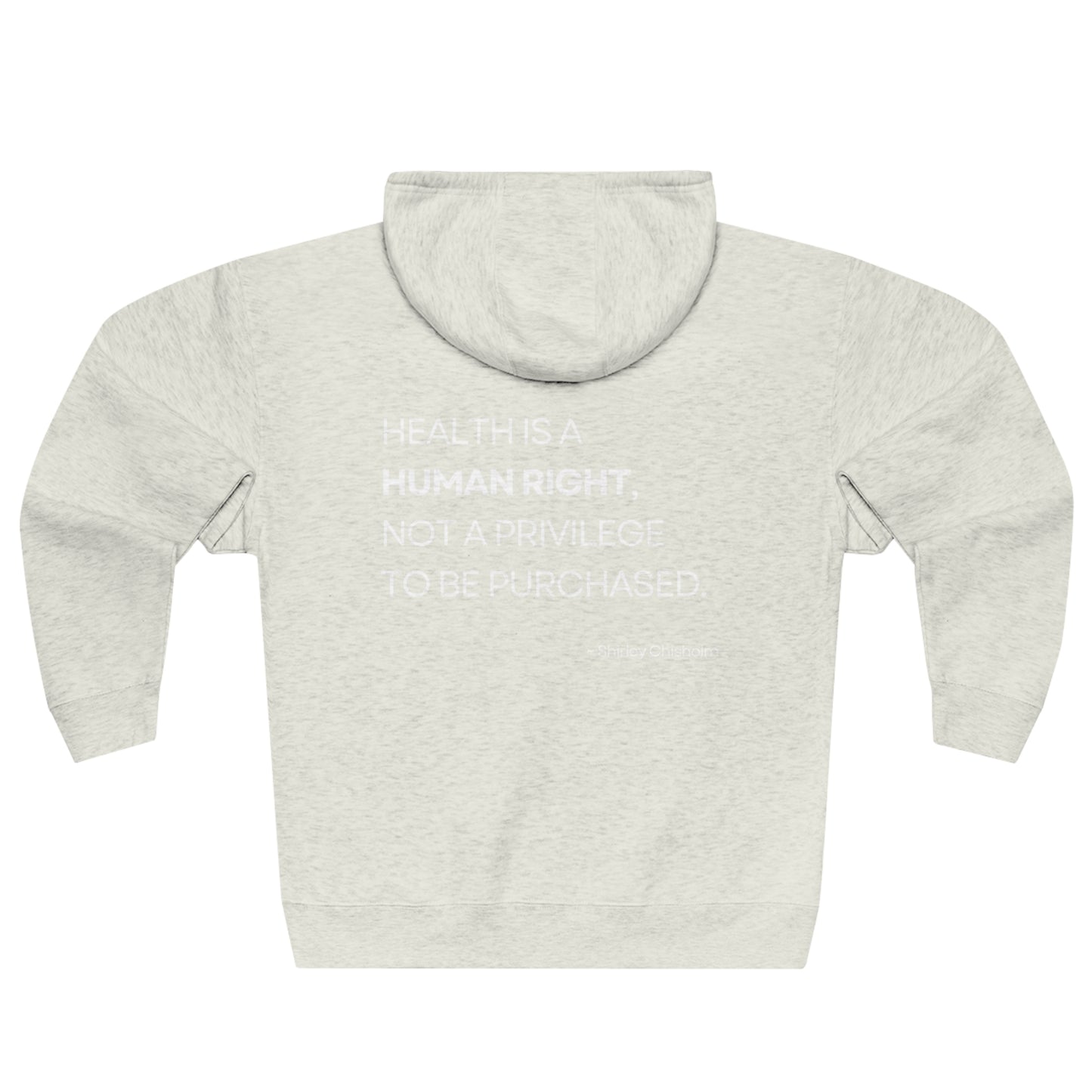Health Is a Human Right - Unisex Premium Full Zip Hoodie
