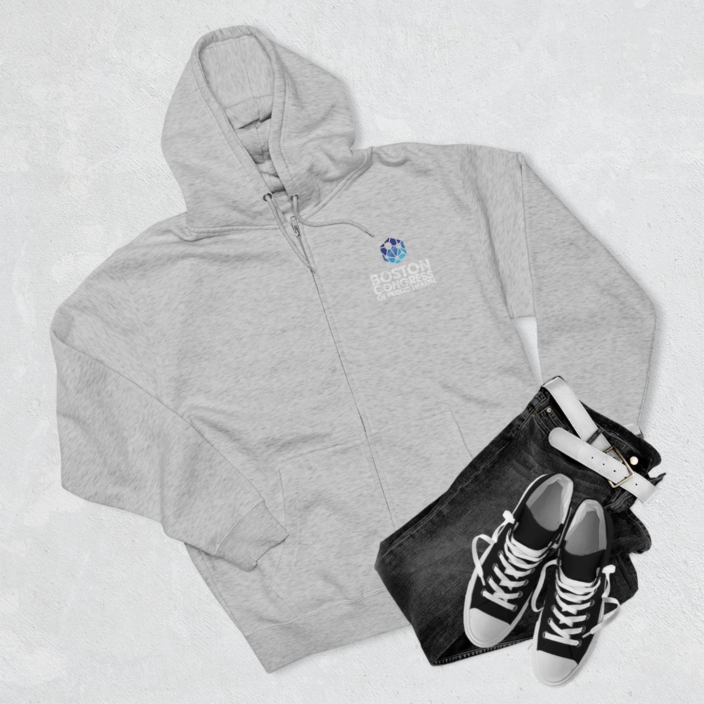 Health Is a Human Right - Unisex Premium Full Zip Hoodie