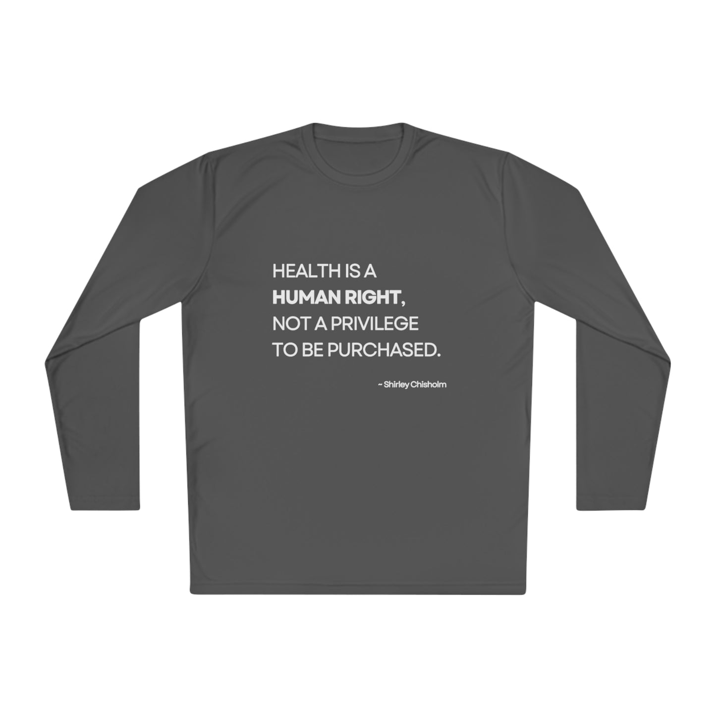 Health Is a Human Right - Unisex Lightweight Long Sleeve Tee