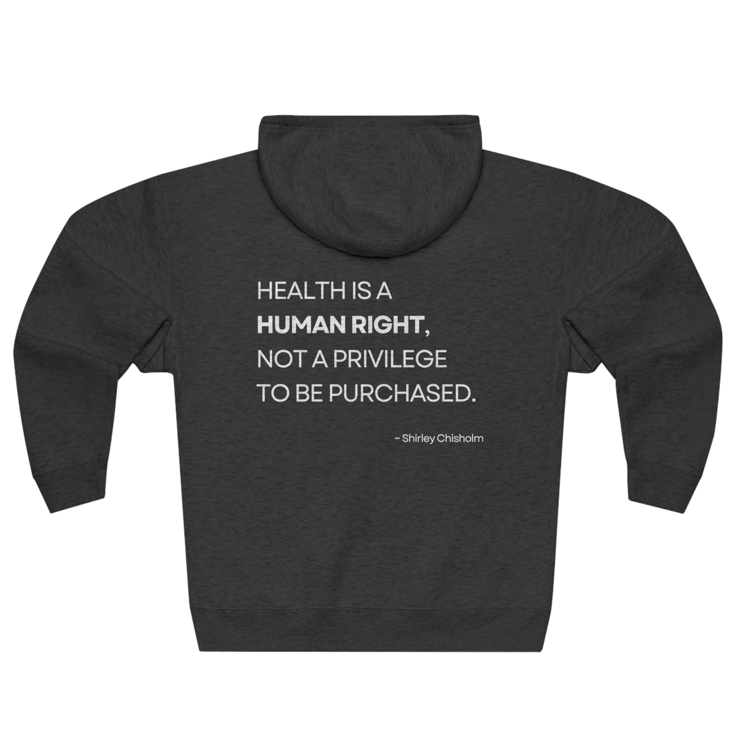 Health Is a Human Right - Unisex Premium Full Zip Hoodie