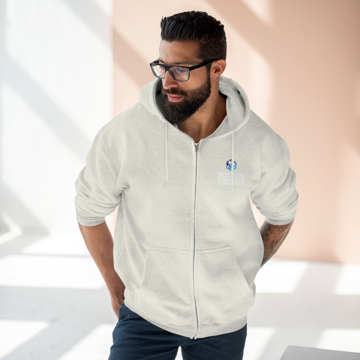 Health Is a Human Right - Unisex Premium Full Zip Hoodie