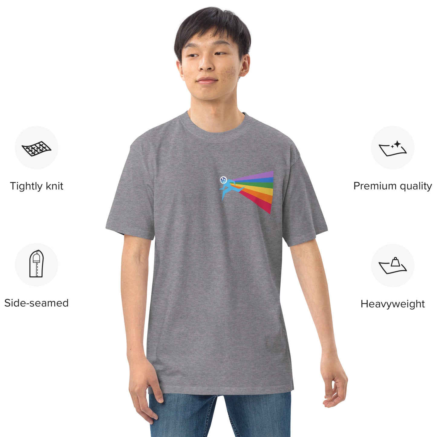Our PRIDE Men's Premium Heavyweight T-shirt