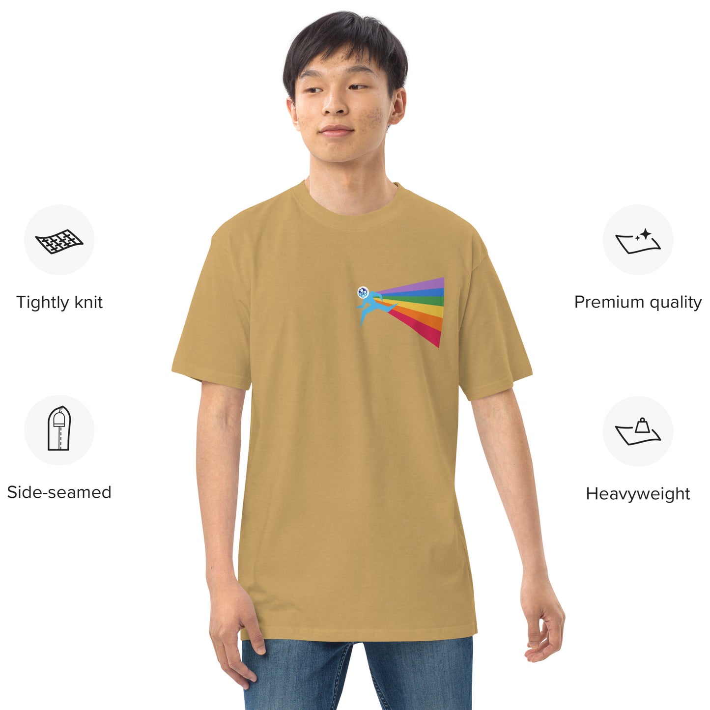 Our PRIDE Men's Premium Heavyweight T-shirt