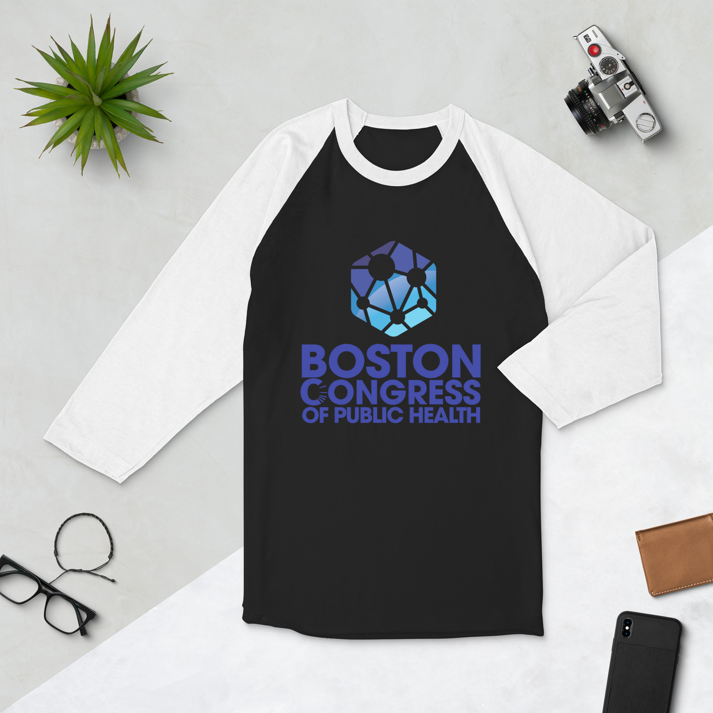 BCPH 3/4 Sleeve Raglan Shirt (Unisex)
