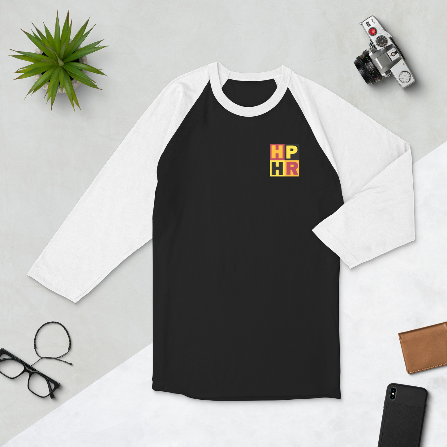 HPHR 3/4 Sleeve Raglan Shirt (Unisex)