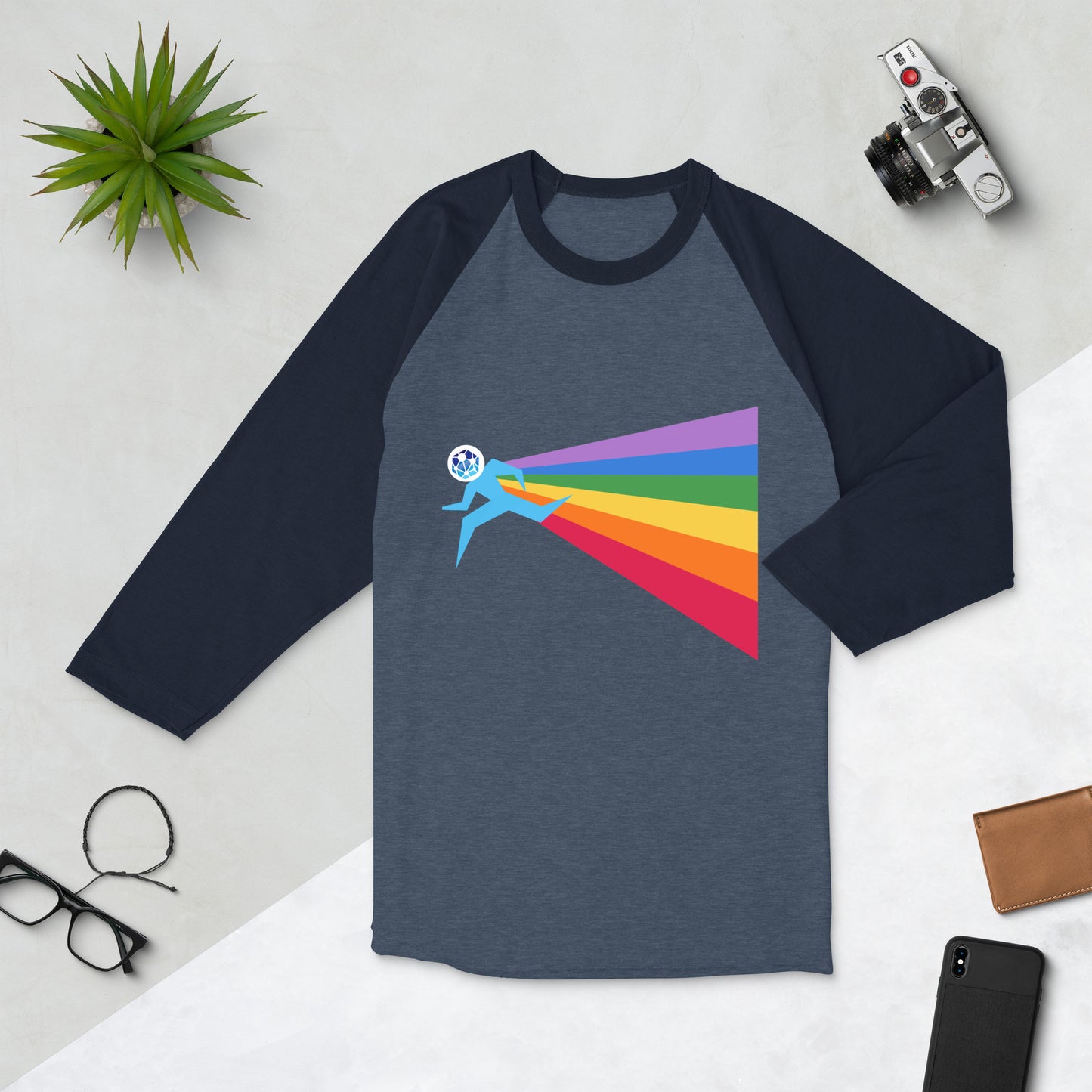 Our PRIDE 3/4 Sleeve Raglan Shirt (Unisex)