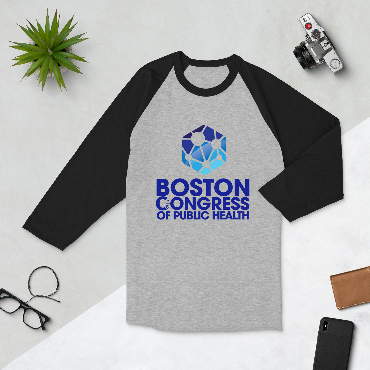 BCPH 3/4 Sleeve Raglan Shirt (Unisex)