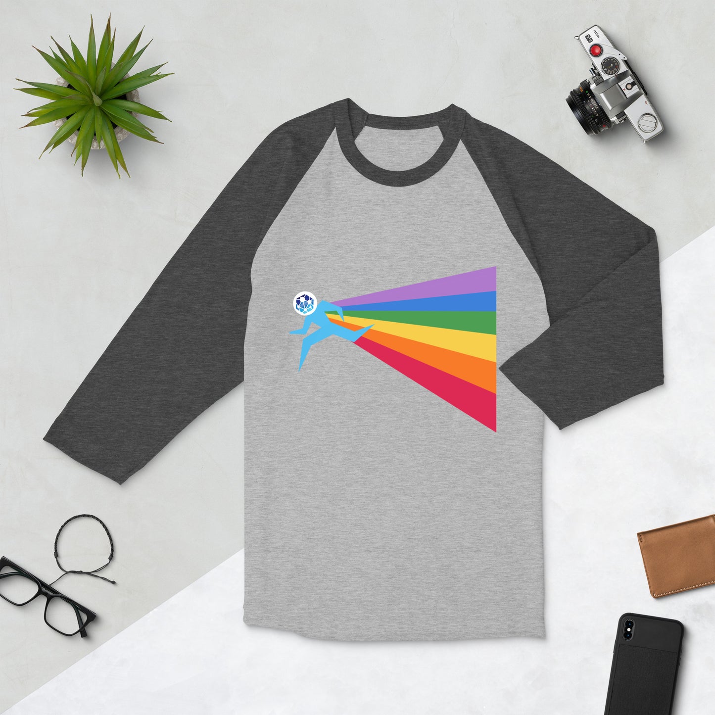 Our PRIDE 3/4 Sleeve Raglan Shirt (Unisex)