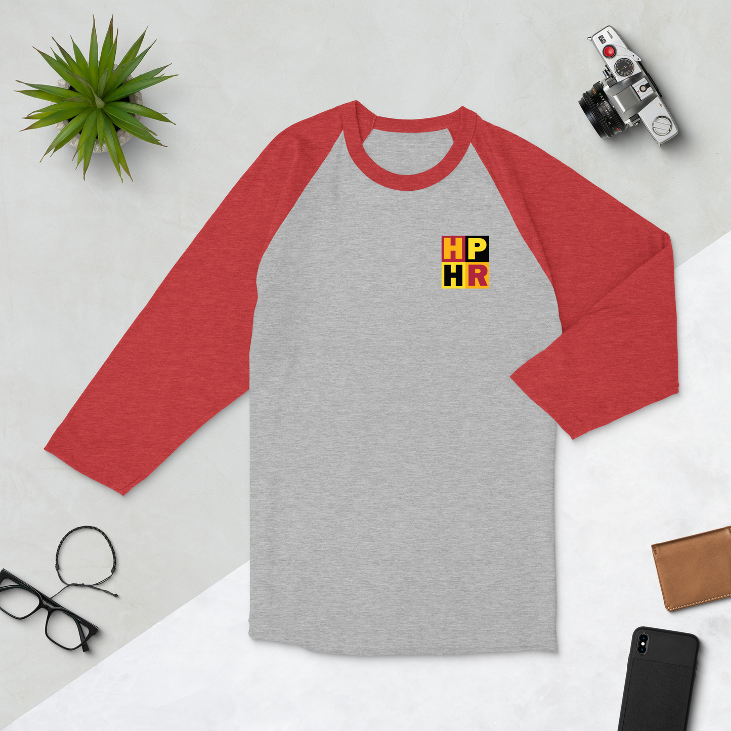 HPHR 3/4 Sleeve Raglan Shirt (Unisex)