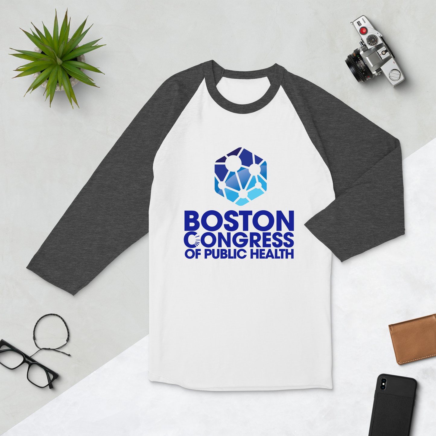 BCPH 3/4 Sleeve Raglan Shirt (Unisex)