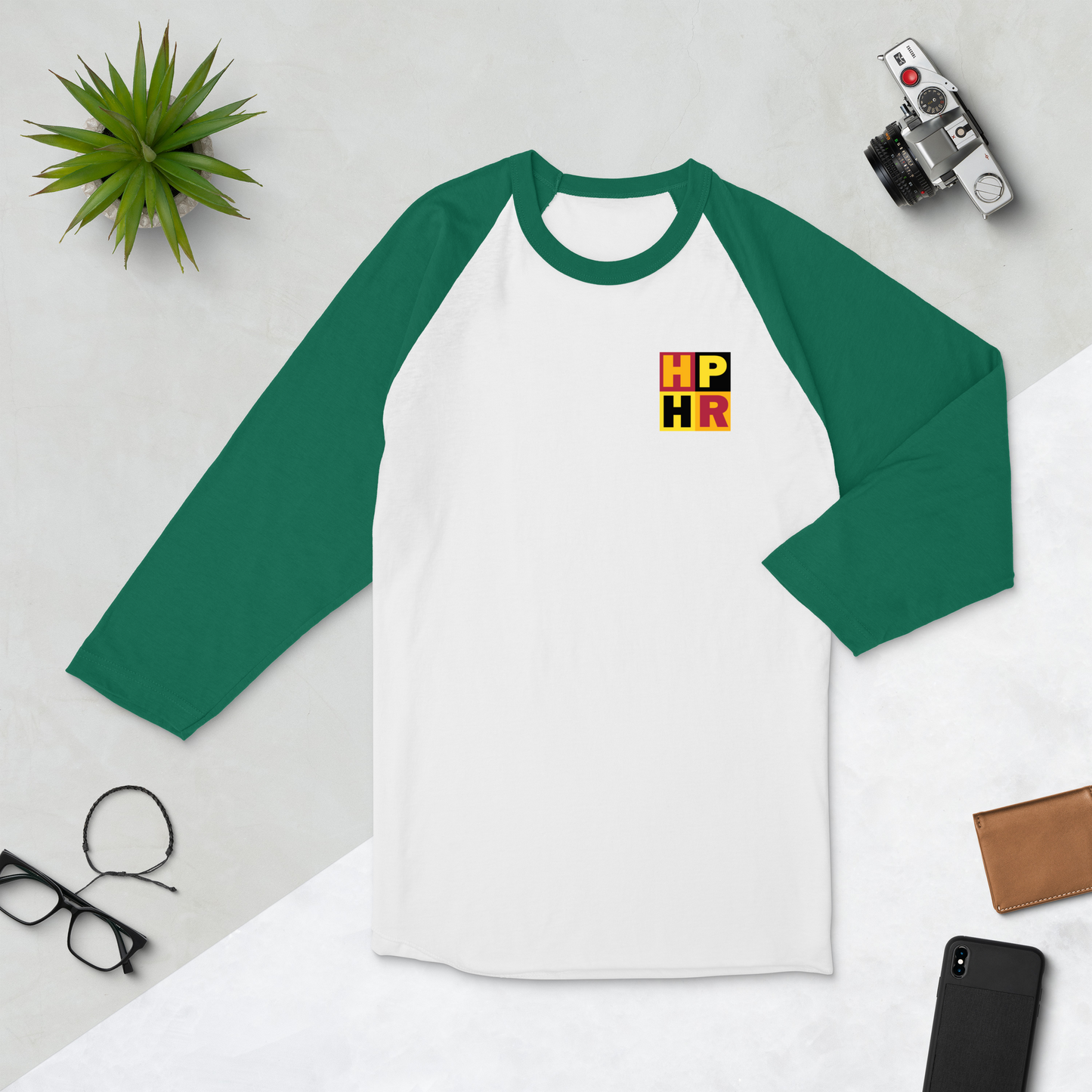 HPHR 3/4 Sleeve Raglan Shirt (Unisex)