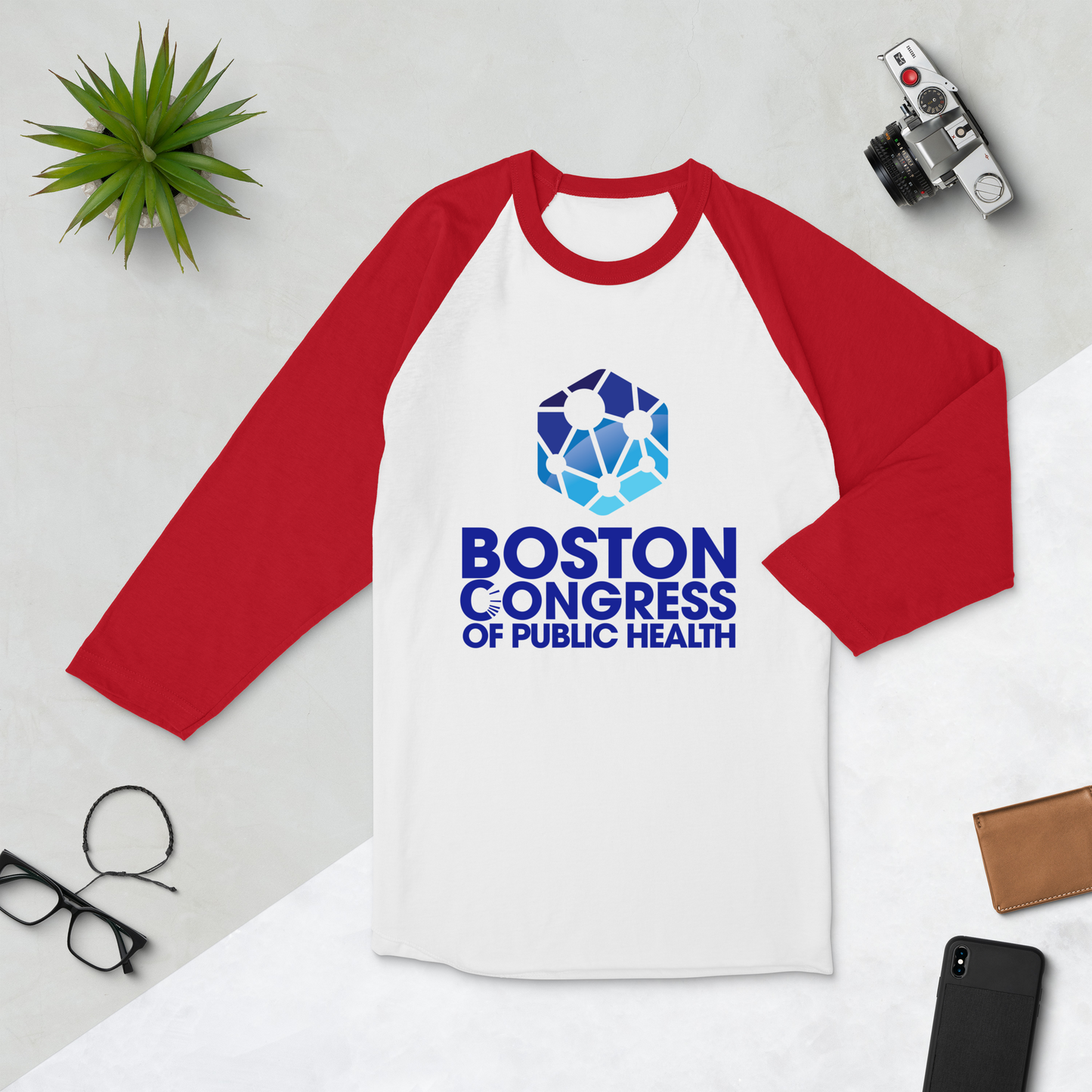 BCPH 3/4 Sleeve Raglan Shirt (Unisex)