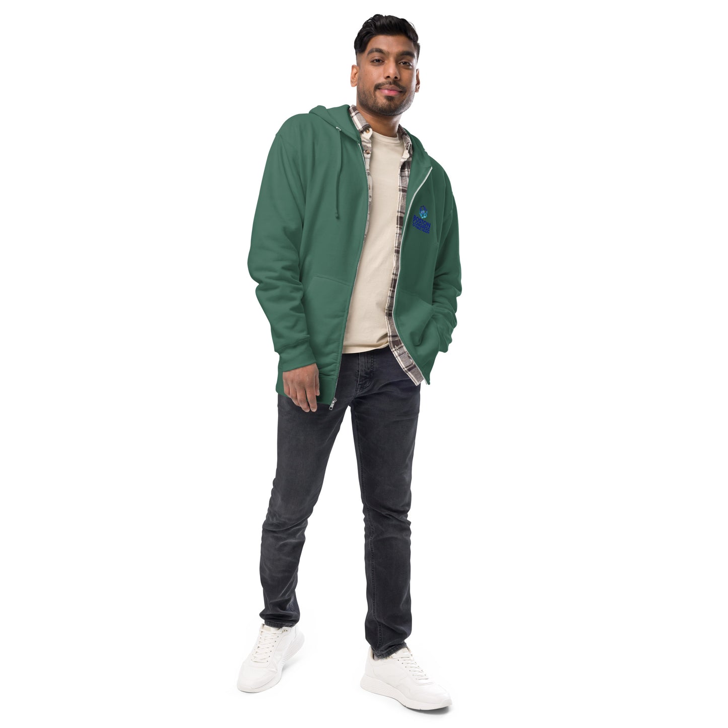 BCPH Unisex Fleece Zip Up Hoodie