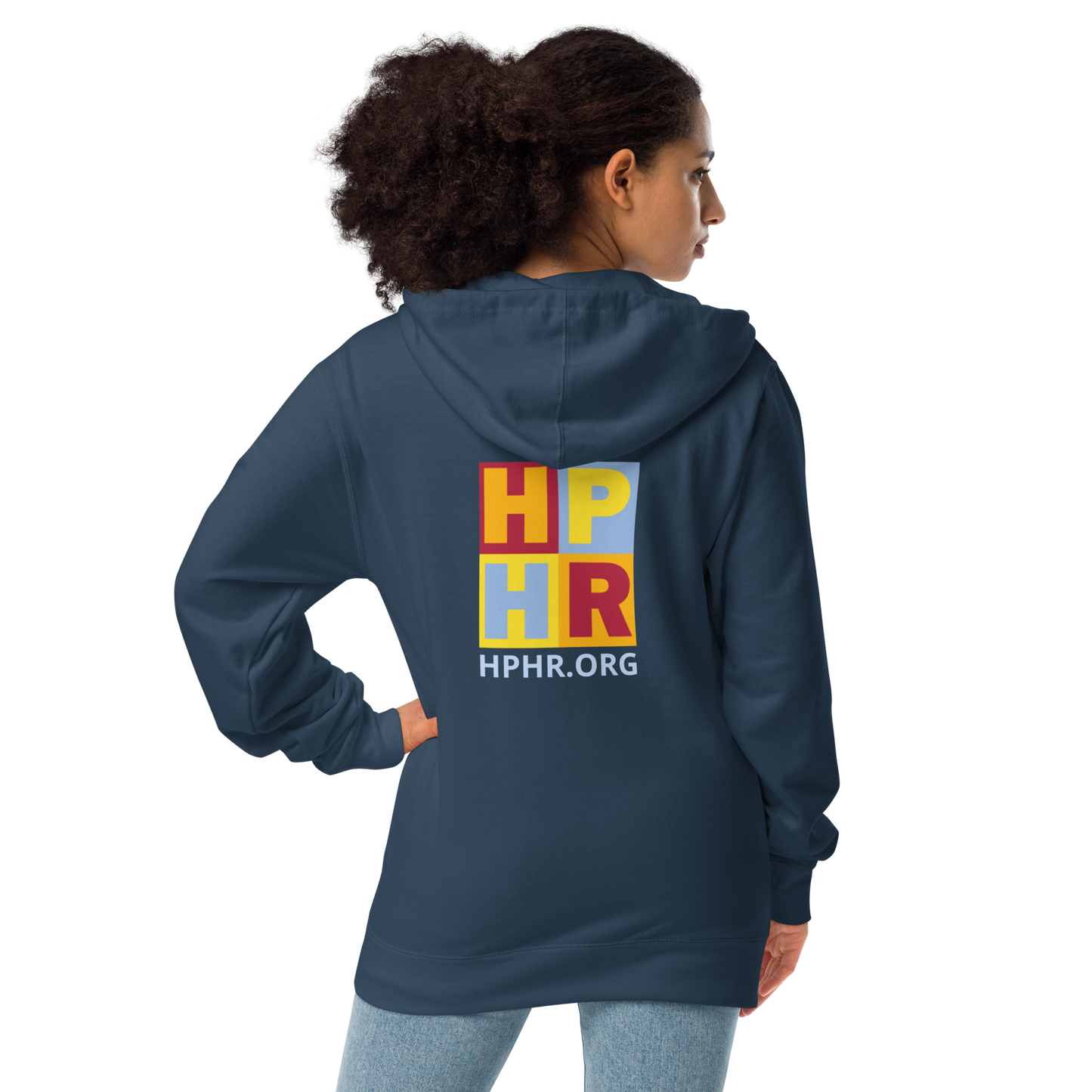 HPHR Unisex Fleece Zip Up Hoodie