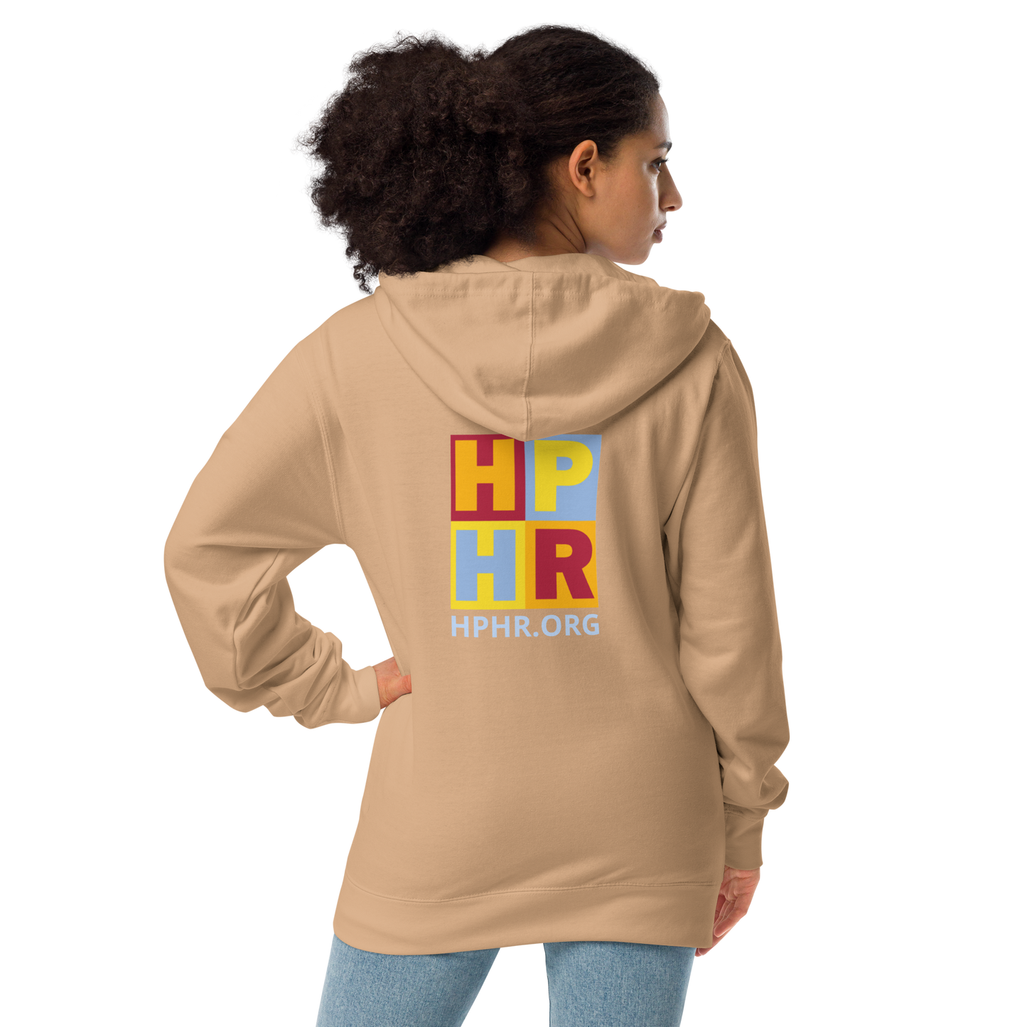 HPHR Unisex Fleece Zip Up Hoodie