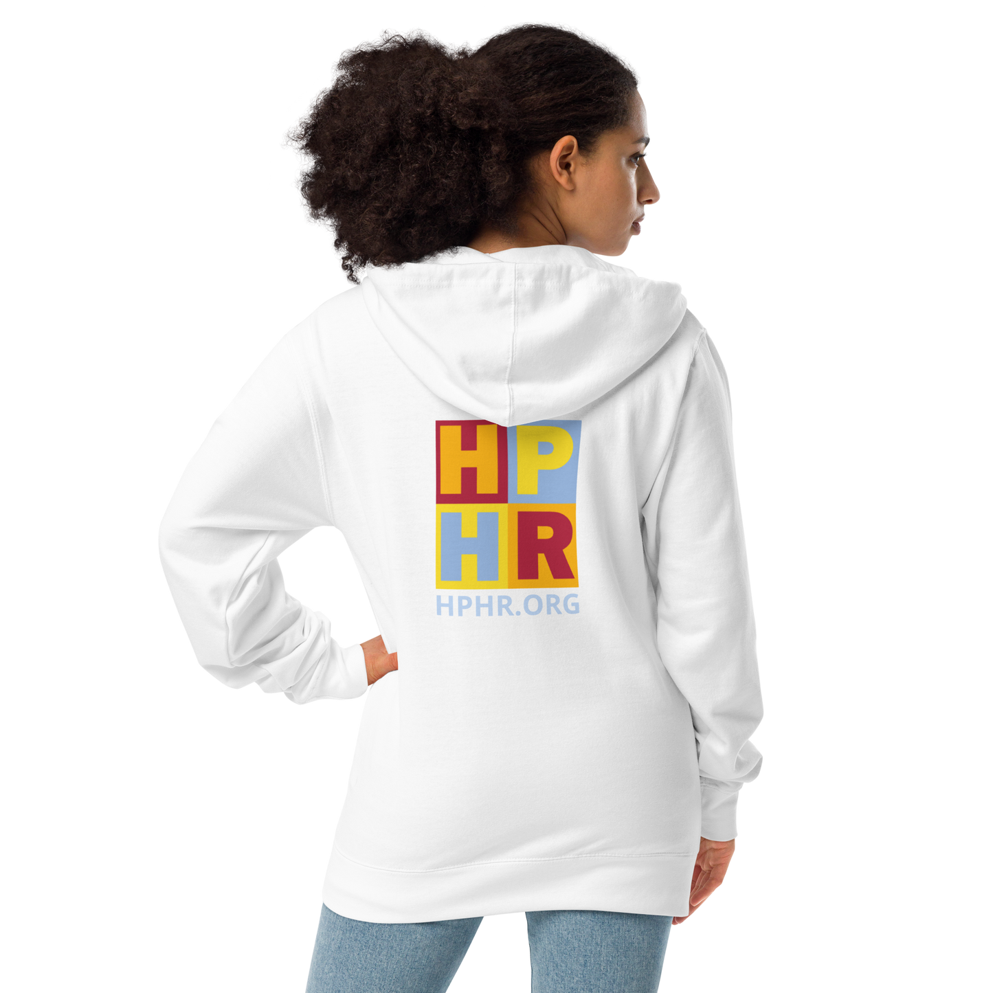HPHR Unisex Fleece Zip Up Hoodie