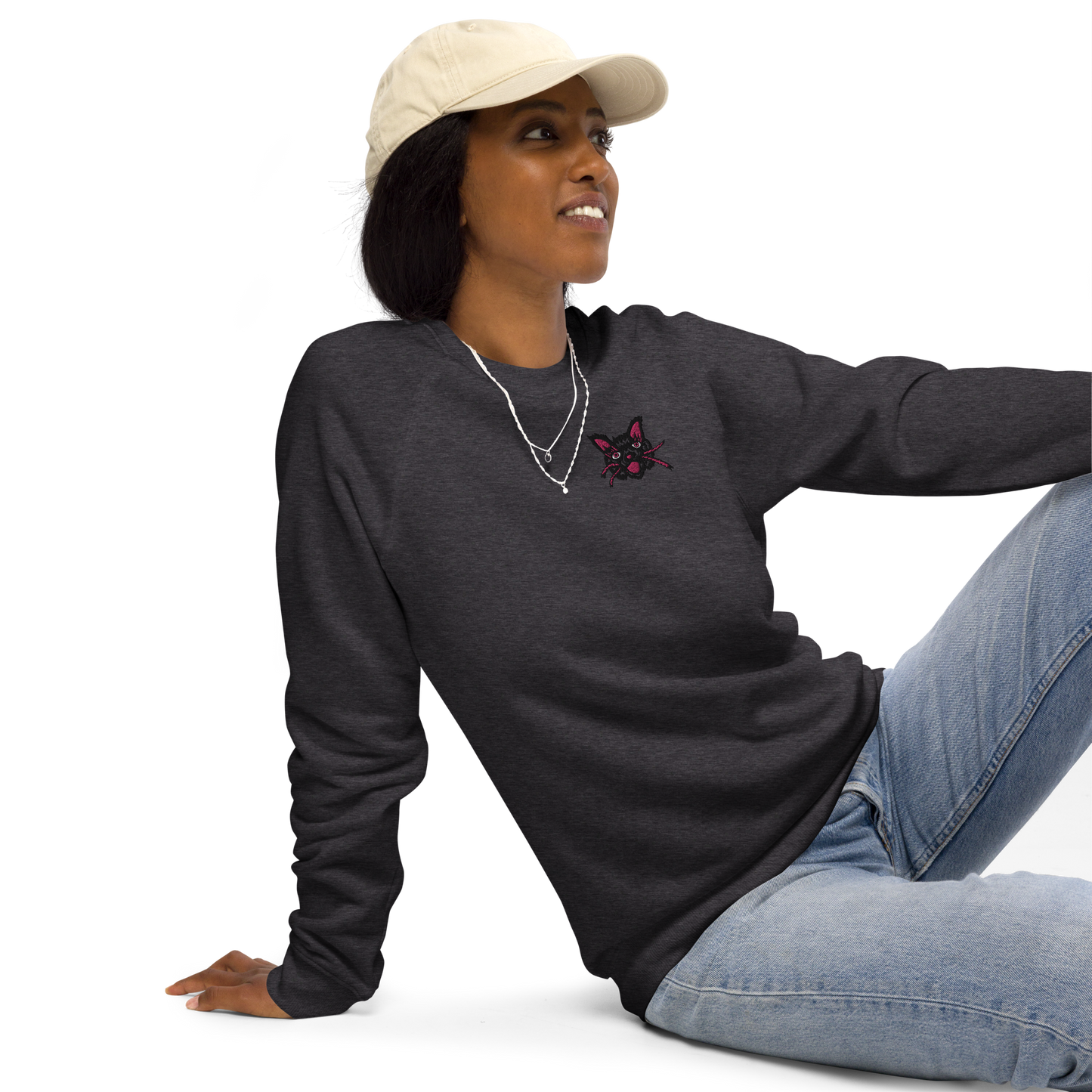 History Mysteries - Unisex organic raglan sweatshirt