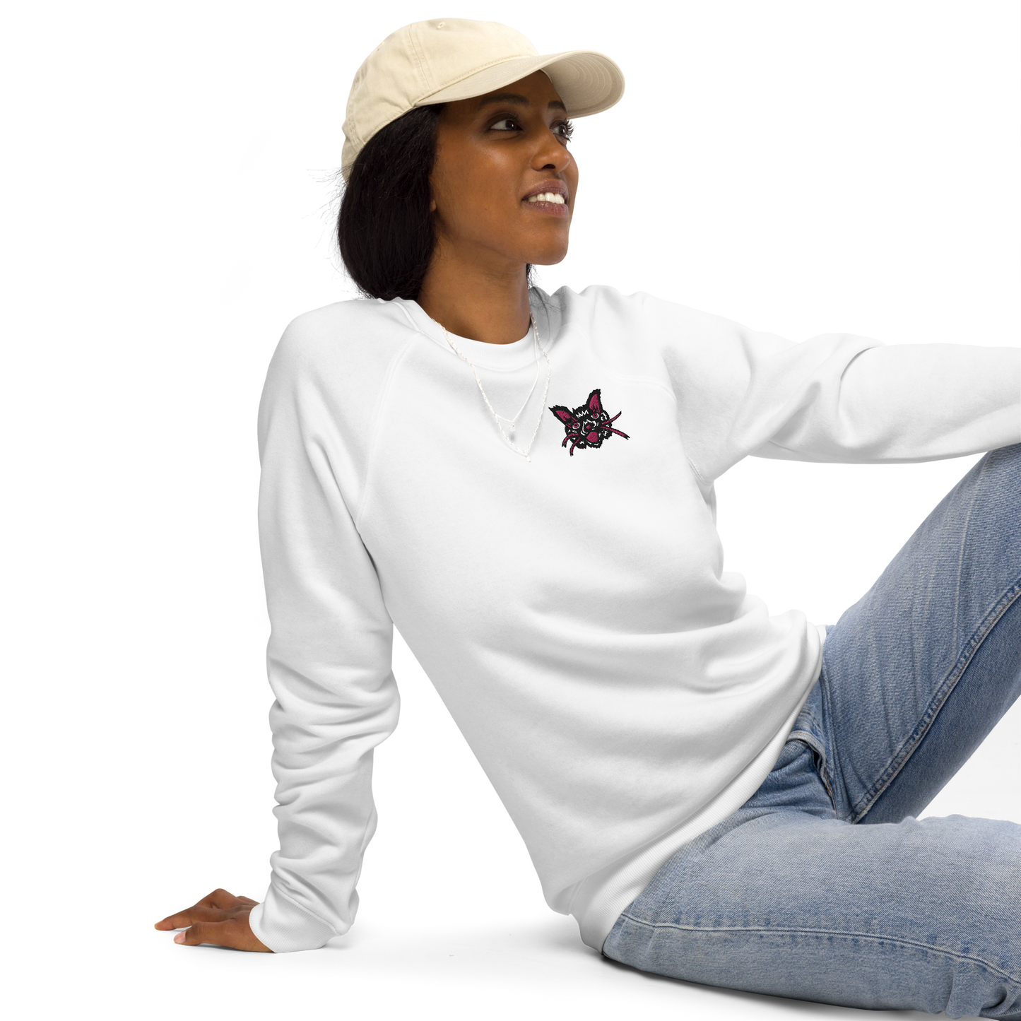 History Mysteries - Unisex organic raglan sweatshirt