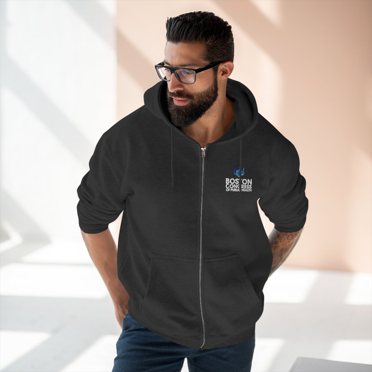 Health Is a Human Right - Unisex Premium Full Zip Hoodie