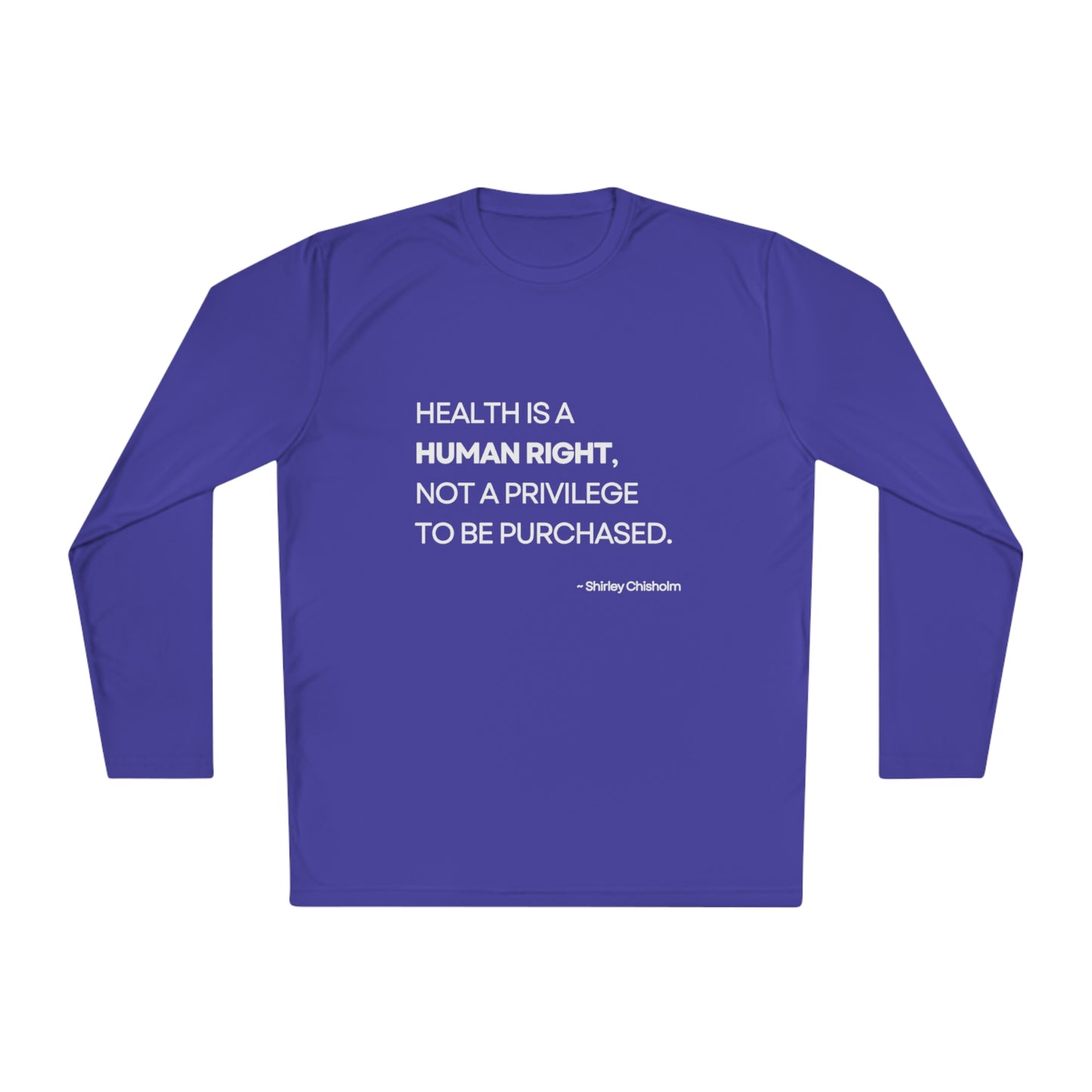 Health Is a Human Right - Unisex Lightweight Long Sleeve Tee
