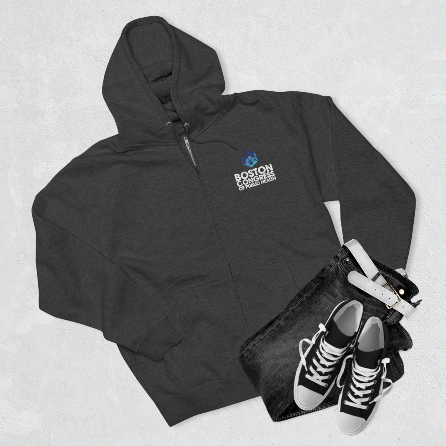 Health Is a Human Right - Unisex Premium Full Zip Hoodie