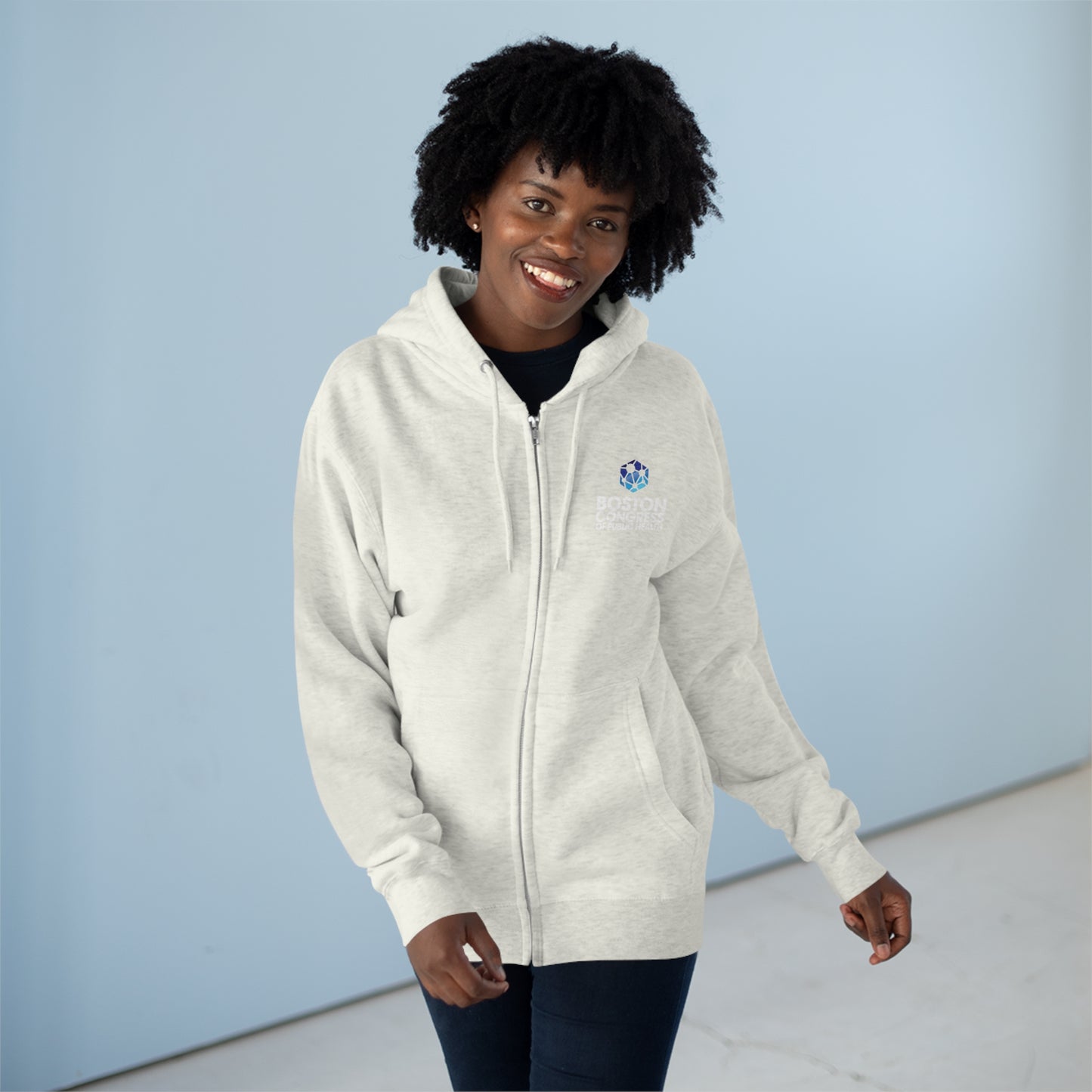 Health Is a Human Right - Unisex Premium Full Zip Hoodie