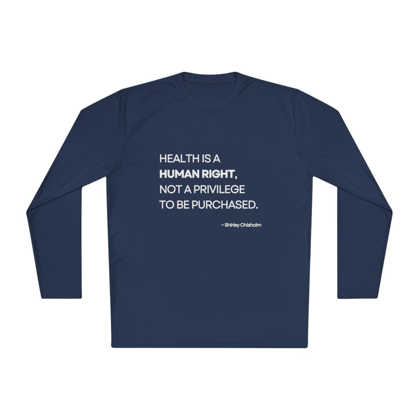 Health Is a Human Right - Unisex Lightweight Long Sleeve Tee