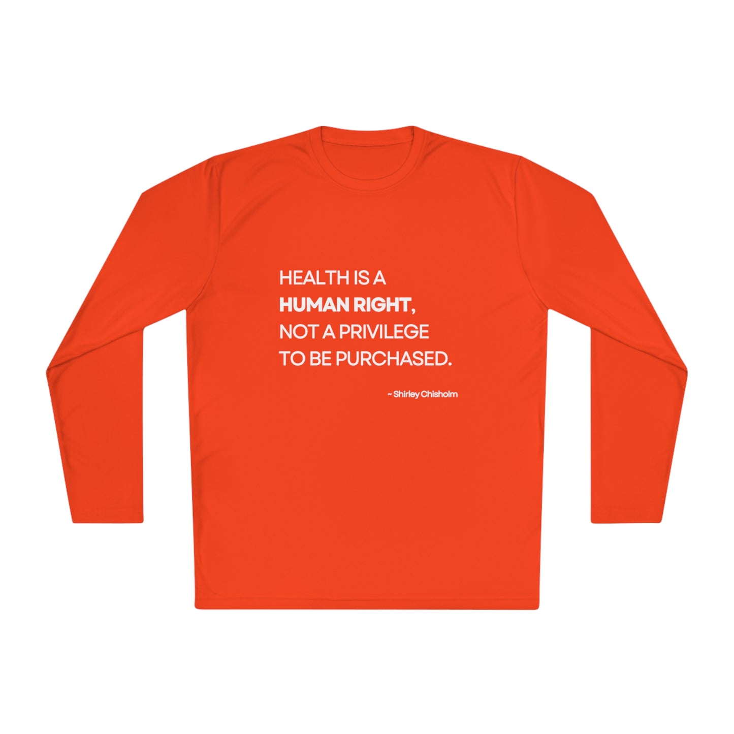 Health Is a Human Right - Unisex Lightweight Long Sleeve Tee