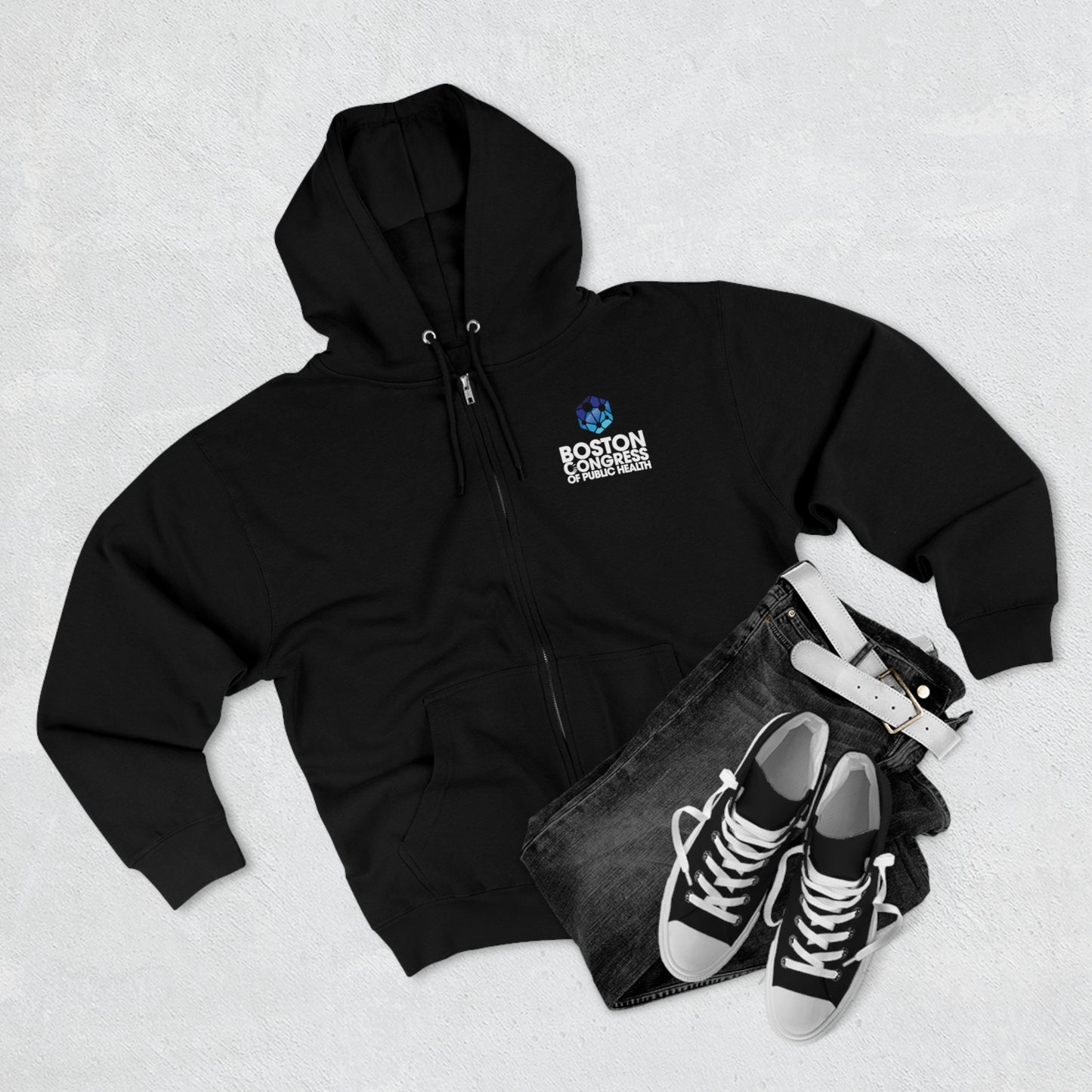 Health Is a Human Right - Unisex Premium Full Zip Hoodie