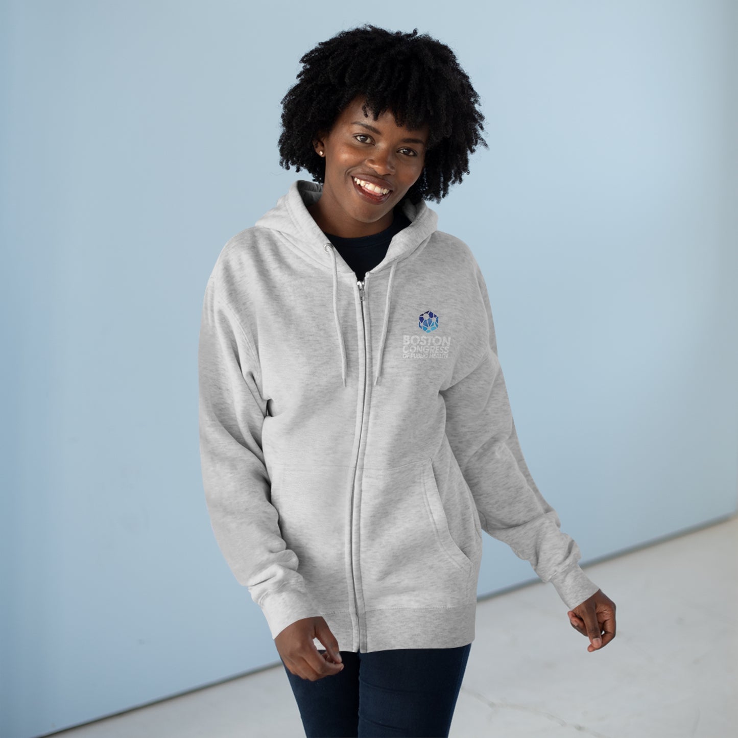 Health Is a Human Right - Unisex Premium Full Zip Hoodie