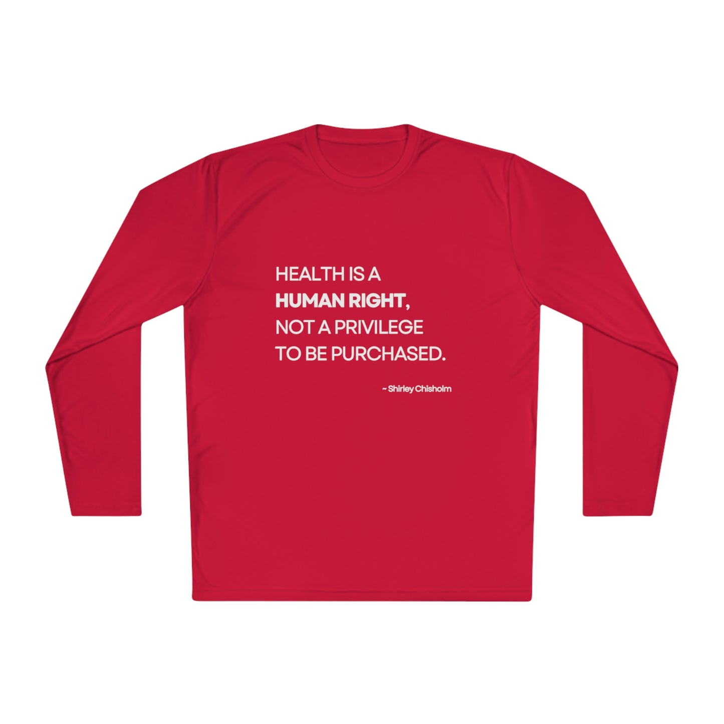 Health Is a Human Right - Unisex Lightweight Long Sleeve Tee