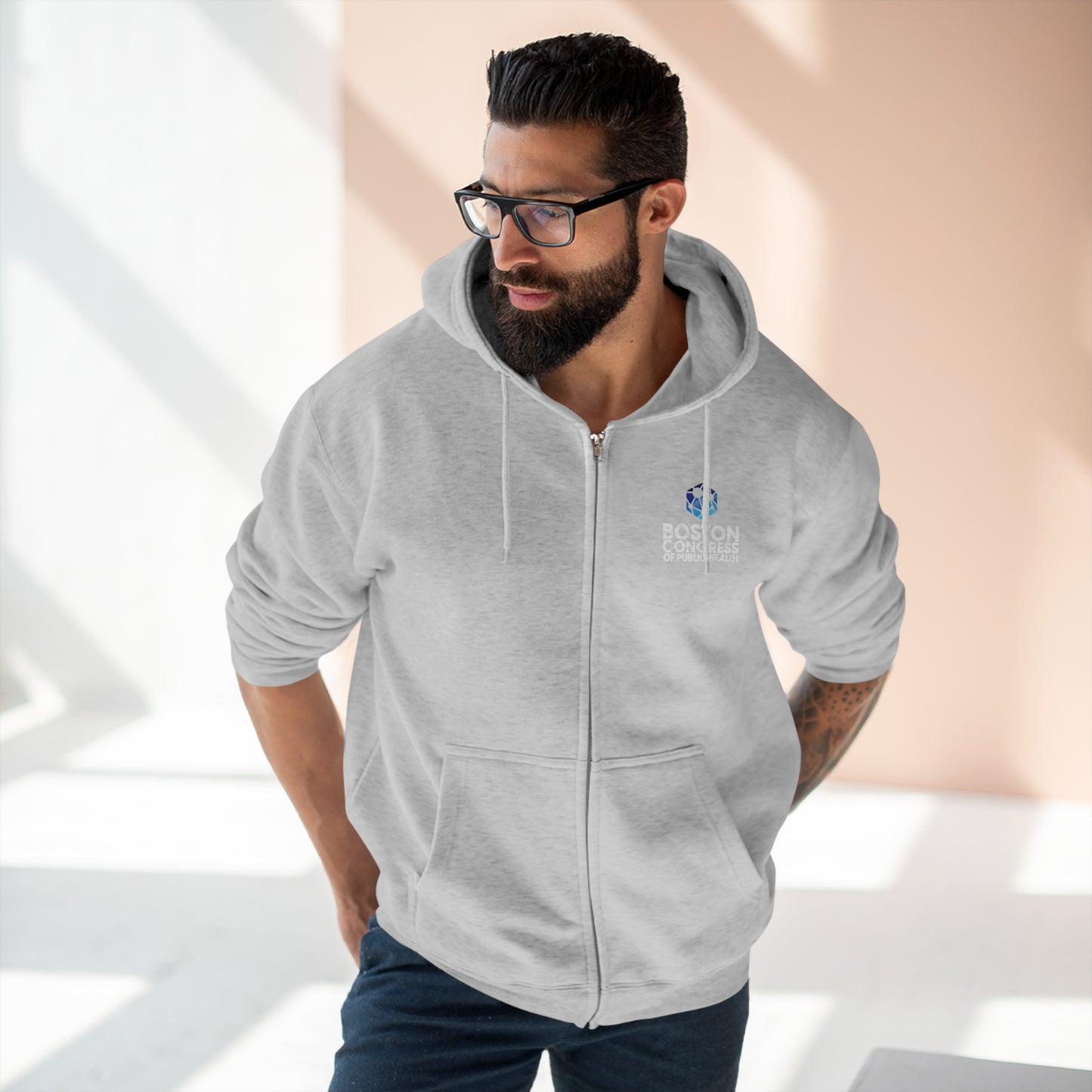 Health Is a Human Right - Unisex Premium Full Zip Hoodie