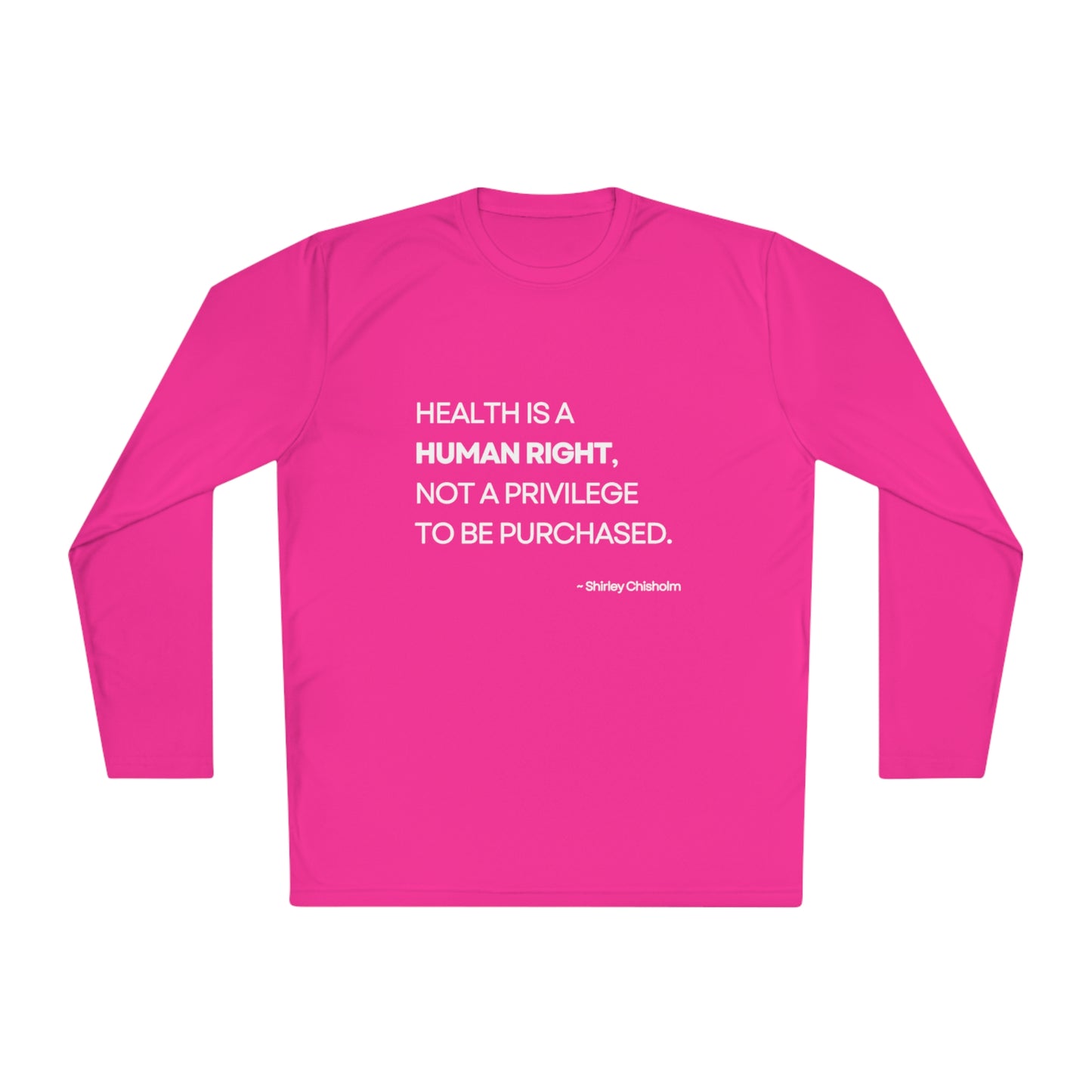 Health Is a Human Right - Unisex Lightweight Long Sleeve Tee