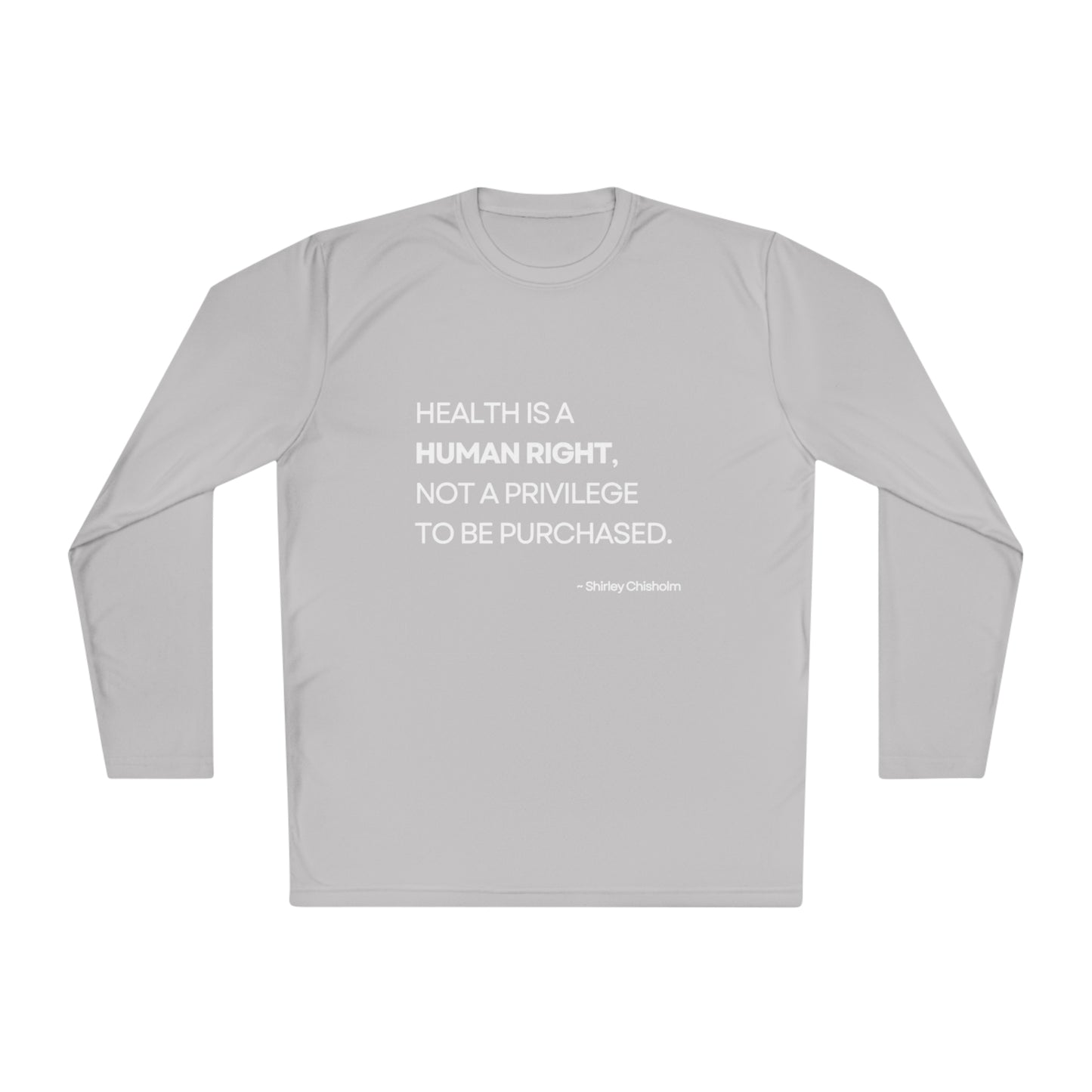 Health Is a Human Right - Unisex Lightweight Long Sleeve Tee
