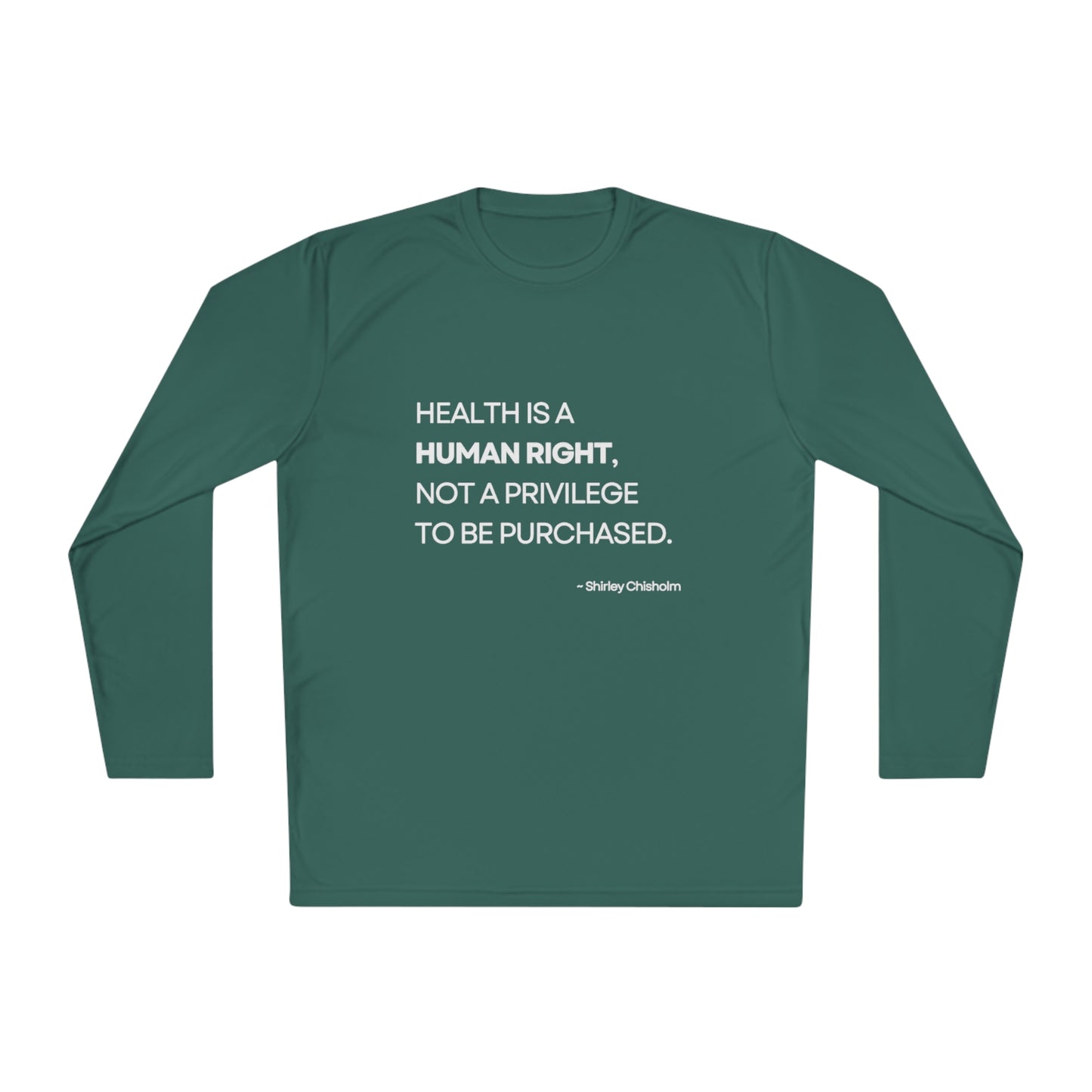 Health Is a Human Right - Unisex Lightweight Long Sleeve Tee
