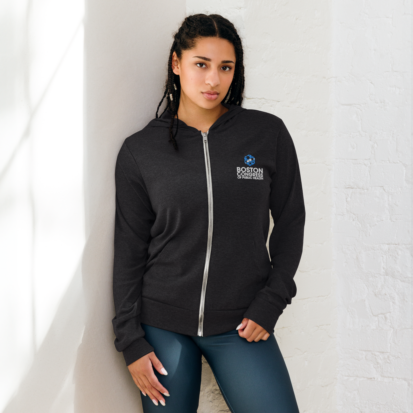 Health Is a Human Right - Unisex zip hoodie