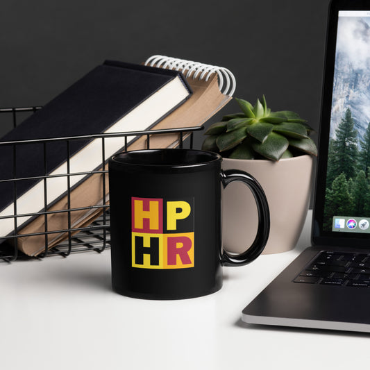 HPHR Black Glossy Mug