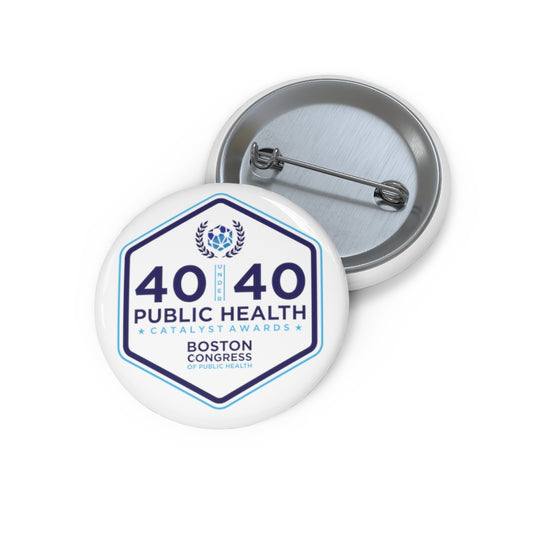 40 Under 40 Custom Pin Buttons
