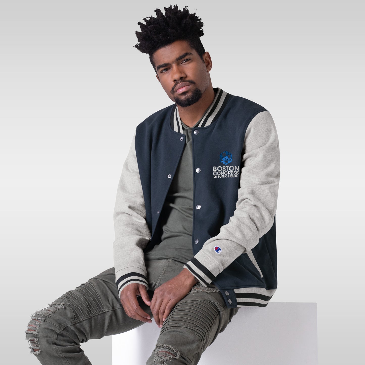BCPH Embroidered Champion Bomber Jacket