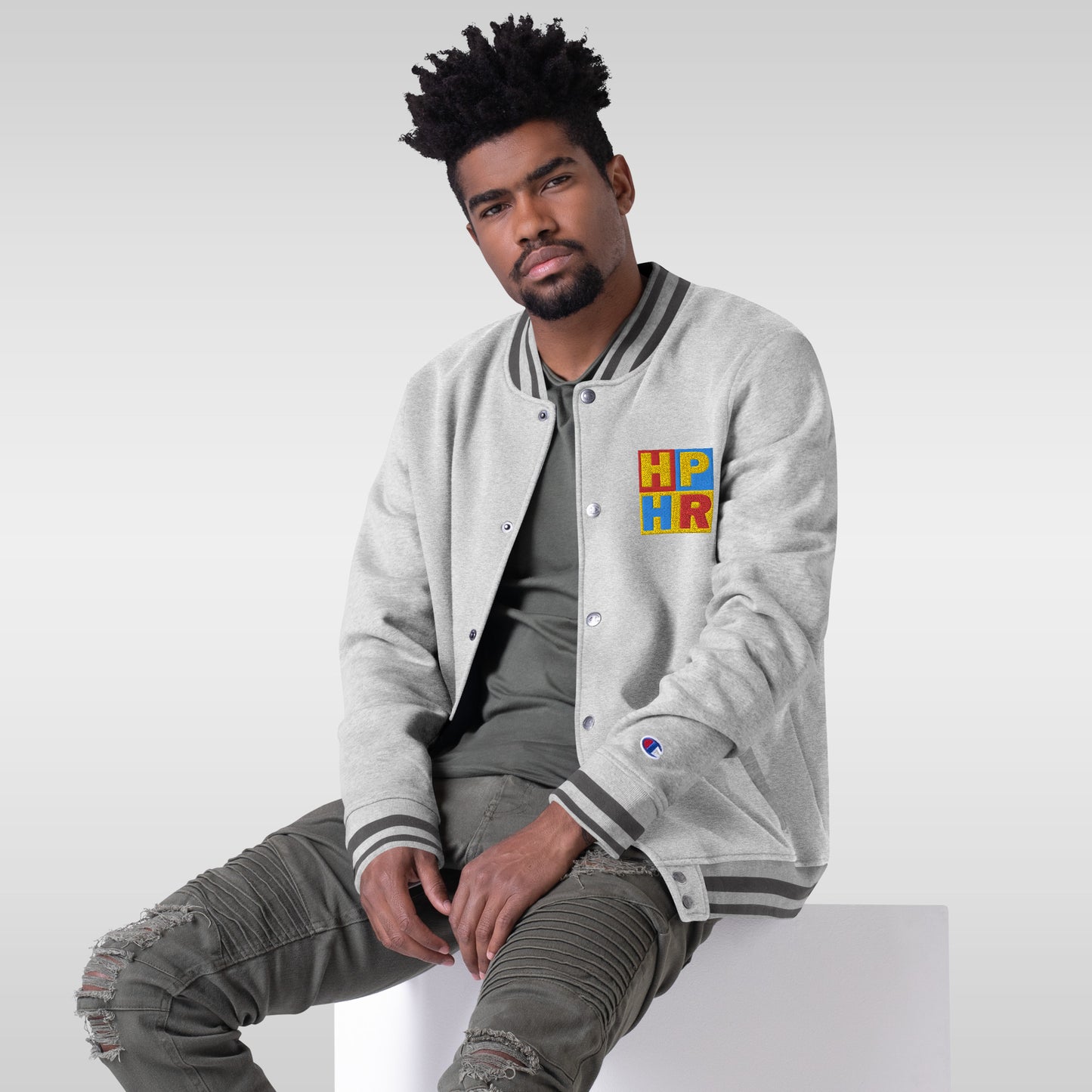 HPHR Embroidered Champion Bomber Jacket