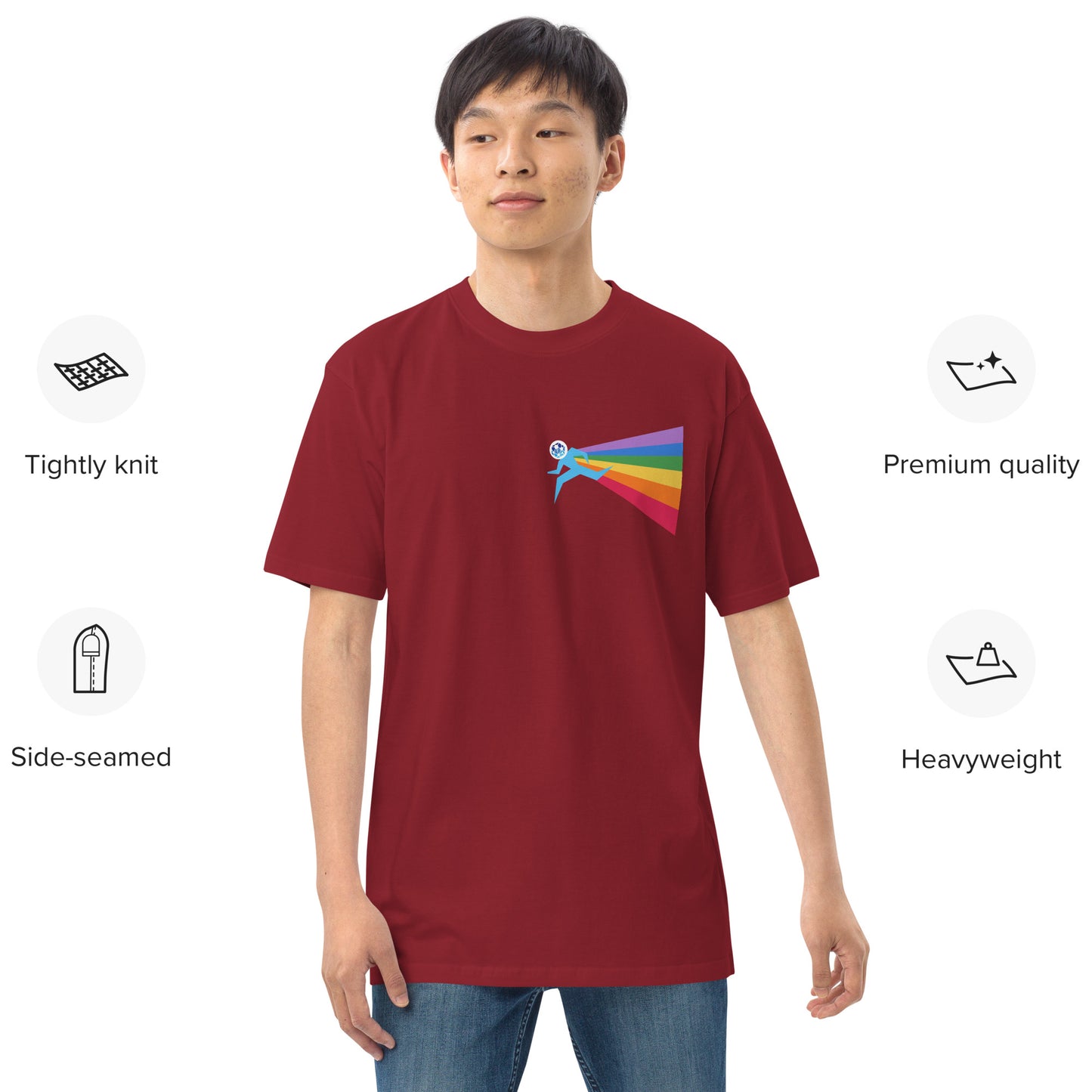 Our PRIDE Men's Premium Heavyweight T-shirt