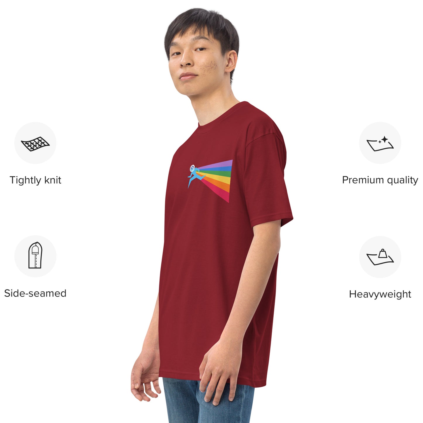 Our PRIDE Men's Premium Heavyweight T-shirt