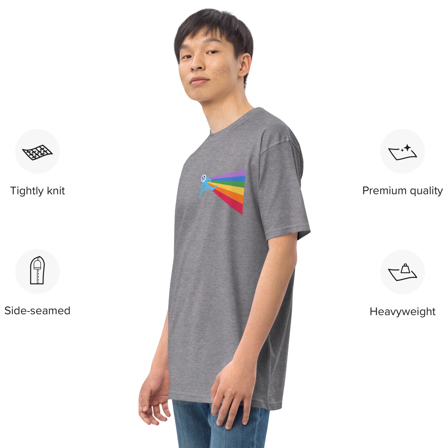 Our PRIDE Men's Premium Heavyweight T-shirt
