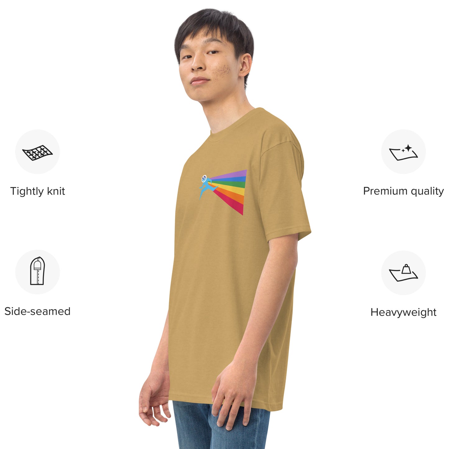 Our PRIDE Men's Premium Heavyweight T-shirt