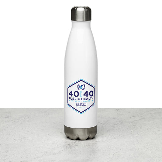 40 Under 40 Stainless Steel Water Bottle