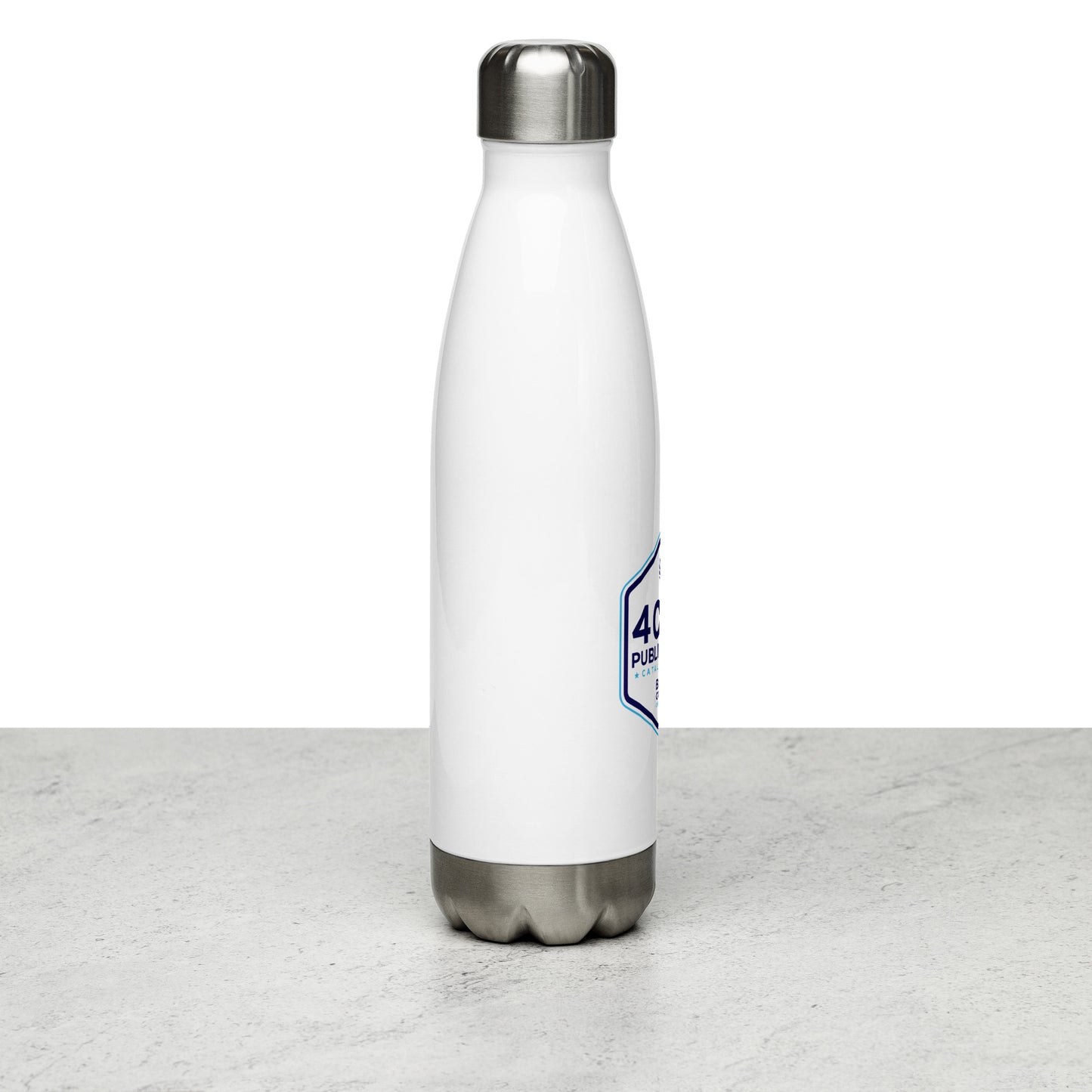 40 Under 40 Stainless Steel Water Bottle