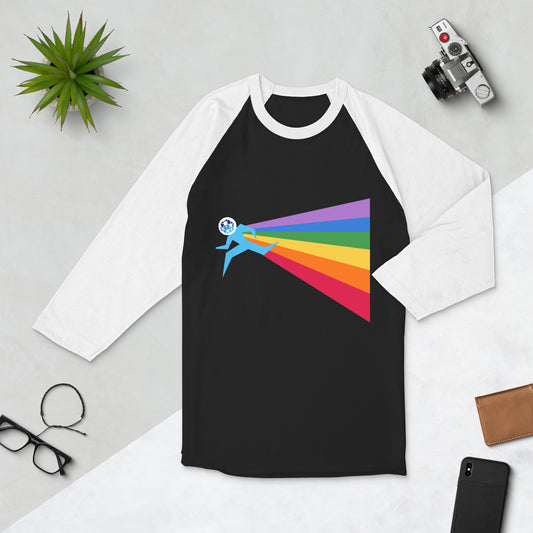 Our PRIDE 3/4 Sleeve Raglan Shirt (Unisex)