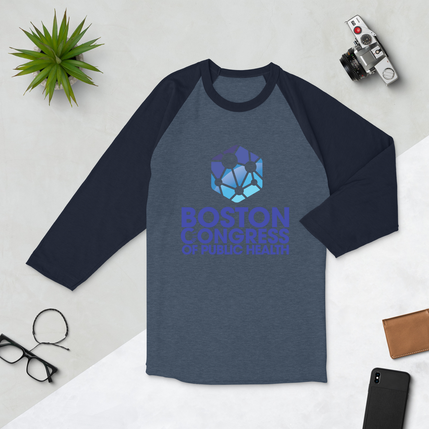 BCPH 3/4 Sleeve Raglan Shirt (Unisex)